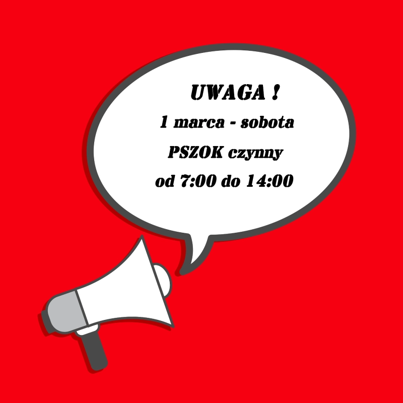 godziny otwarcia pszok